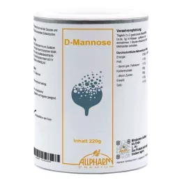 D-MANNOSE PULVER Staklenka za pohranu, 220 g