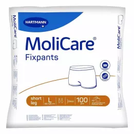 MOLICARE Fixpants kratke nogavice veličina L, 100 komada
