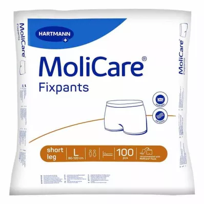 MOLICARE Fixpants kratke nogavice veličina L, 100 komada