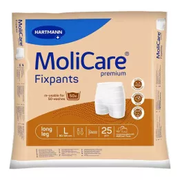 MOLICARE Premium Fixpants duge nogavice veličina L, 25 kom