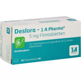 DESLORA-1A Pharma 5 mg filmom obložene tablete, 50 kom