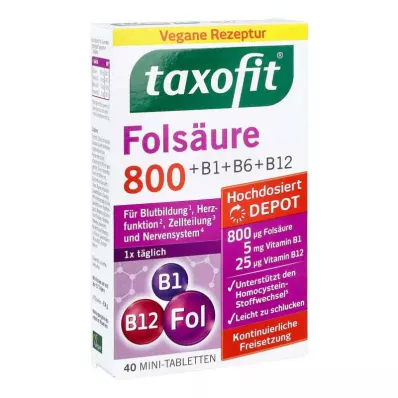 Taxofit folna kiselina 800 depo tablete (40 komada)