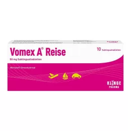 VOMEX A Travel 50 mg sublingvalne tablete, 10 kom