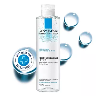 La Roche-Posay micelarni fluid za čišćenje Ultra za osjetljivu kožu, 400 ml