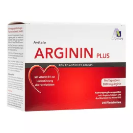 ARGININ PLUS Vitamin B1+B6+B12+folna kiselina film tableta, 240 kom