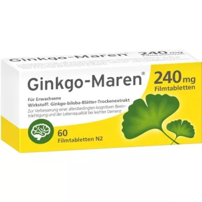 GINKGO-MAREN 240 mg filmom obložene tablete, 60 kom