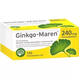 GINKGO-MAREN 240 mg filmom obložene tablete, 120 kom