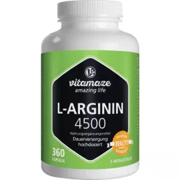 L-ARGININ HOCHDOSIERT 4.500 mg kapsule, 360 kom