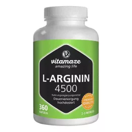 L-ARGININ HOCHDOSIERT 4.500 mg kapsule, 360 kom