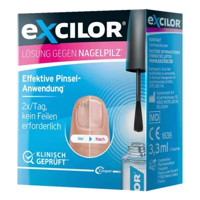 EXCILOR Otopina protiv gljivica na noktima, 1X3,3 ml EXCILOR Otopina protiv gljivica na noktima, 1X3,3 ml