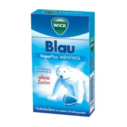 WICK BLAU Mentol bombone bez šećera Clickbox, 46 g
