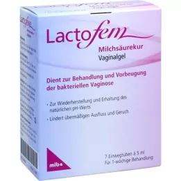 LACTOFEM Vaginalni gel za liječenje mliječnom kiselinom, 7X5 ml