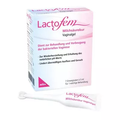 Lactofem mliječna kiselina tretman vaginalni gel, 7x5 ml
