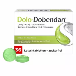 Dolo-Dobendan 1,4 mg / 10 mg pastile, 36 kom