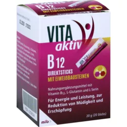 VITA AKTIV B12 direktni štapići s proteinskim gradivnim elementima, 20 kom