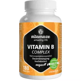 VITAMIN B COMPLEX visokodozne veganske tablete, 180 kom