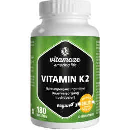 VITAMIN K2 200 μg visokodozne veganske tablete, 180 kom