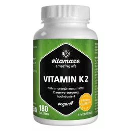 VITAMIN K2 200 μg visokodozne veganske tablete, 180 kom