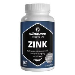 ZINK 25 mg visokodozne veganske tablete, 180 kom