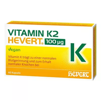 VITAMIN K2 HEVERT 100 μg kapsule, 60 kom