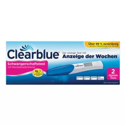CLEARBLUE Test trudnoće s tjednim određivanjem, 2 kom