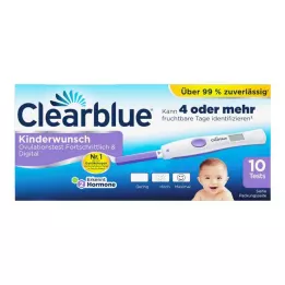 CLEARBLUE Test ovulacije napredni & digitalni, 10 komada