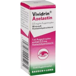 VIVIDRIN Azelastin 0,5 mg/ml kapi za oči, 6 ml