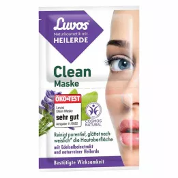 LUVOS Ljekovita glinena čista maska prirodna kozmetika, 2X7,5 ml