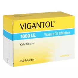 VIGANTOL 1.000 IU vitamin D3 tablete, 200 kom