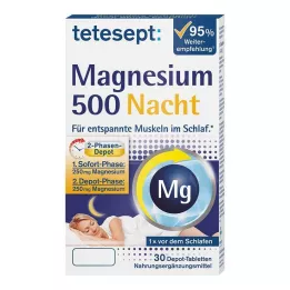 TETESEPT Magnezij 500 noćne tablete, 30 kom