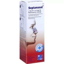 SEPTANASAL 1 mg/ml + 50 mg/ml sprej za nos, 10 ml