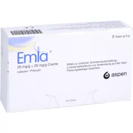 EMLA 25 mg/g + 25 mg/g krema + 12 Tegaderm biljaka, 5X5 g