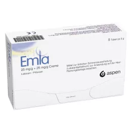 EMLA 25 mg/g + 25 mg/g krema + 12 Tegaderm biljaka, 5X5 g