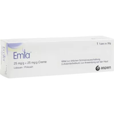 EMLA 25 mg/g + 25 mg/g krema, 30 g