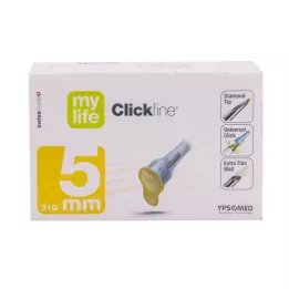 MYLIFE Clickfine pen igle 5 mm 31 G, 100 komada