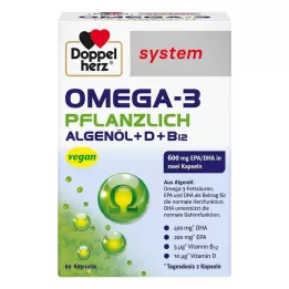 DOPPELHERZ Omega-3 kapsule biljnog sustava, 60 kom