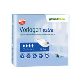 GESUND LEBEN Šablone za muškarce extra, 10 kom
