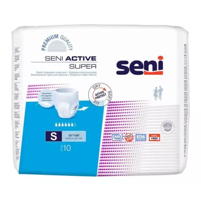Seni Active Super gaćice za inkontinenciju jedna veličina S, 10 kom