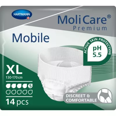 MOLICARE Premium Mobile 5 drops veličina XL, 14 kom