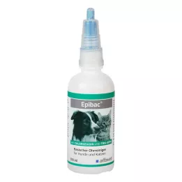 EPIBAC alkalna otopina za čišćenje ušiju za pse/mačke, 100 ml
