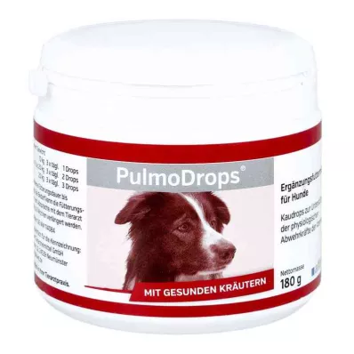 PULMODROPS Dopunska hrana s kapima za žvakanje za pse, 180 g