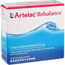ARTELAC Rebalance kapi za oči, 3X10 ml