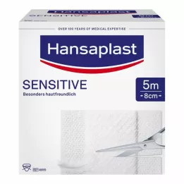 HANSAPLAST Osjetljivi flasteri 8 cmx5 m rola, 1 kom