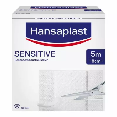HANSAPLAST Osjetljivi flasteri 8 cmx5 m rola, 1 kom