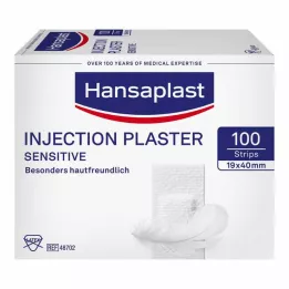 HANSAPLAST Injekcijski flasteri osjetljivi 1,9x4 cm, 100 komada