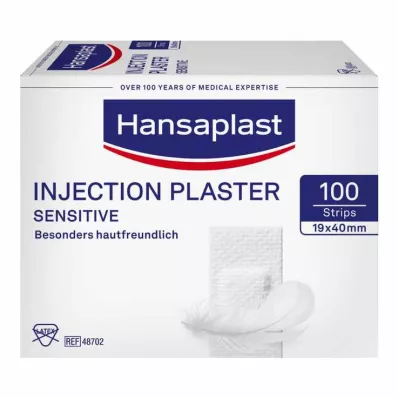 HANSAPLAST Injekcijski flasteri osjetljivi 1,9x4 cm, 100 komada
