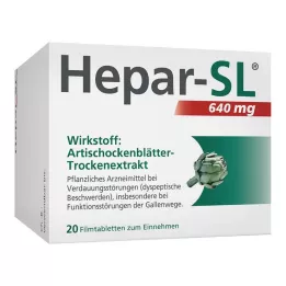 HEPAR-SL 640 mg filmom obložene tablete, 20 kom