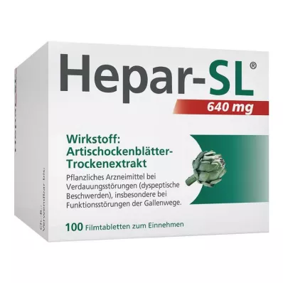 HEPAR-SL 640 mg filmom obložene tablete, 100 kom