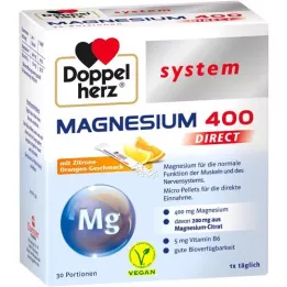 DOPPELHERZ Magnezij 400 DIRECT sistemske pelete, 30 kom