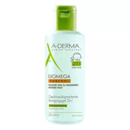 A-DERMA EXOMEGA CONTROL Gel za čišćenje 2u1, 200 ml